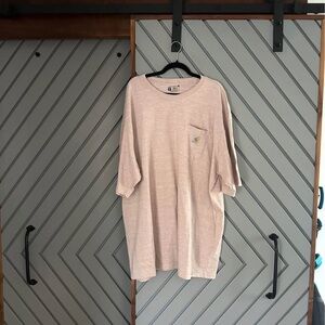 Carhartt Men's Light Pink Long Sleeve Tee